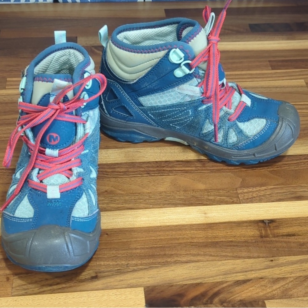 Merrell Capra Mid waterproof leather hiking boots select dry size 13M